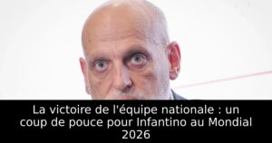 La victoire de l&rsquo;équipe nationale : un coup de pouce pour Infantino au Mondial 2026