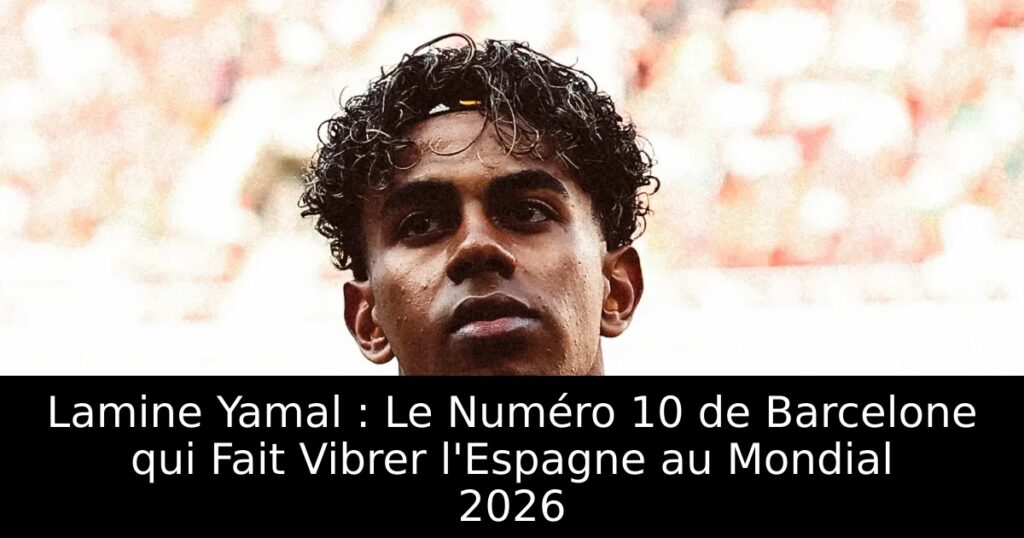 Lamine Yamal : Le Numéro 10 de Barcelone qui Fait Vibrer l&rsquo;Espagne au Mondial 2026