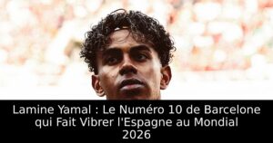 Lamine Yamal : Le Numéro 10 de Barcelone qui Fait Vibrer l&rsquo;Espagne au Mondial 2026