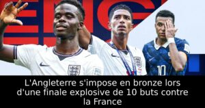 L&rsquo;Angleterre s&rsquo;impose en bronze lors d&rsquo;une finale explosive de 10 buts contre la France