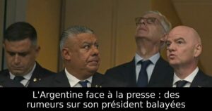 L&rsquo;Argentine face à la presse : des rumeurs sur son président balayées
