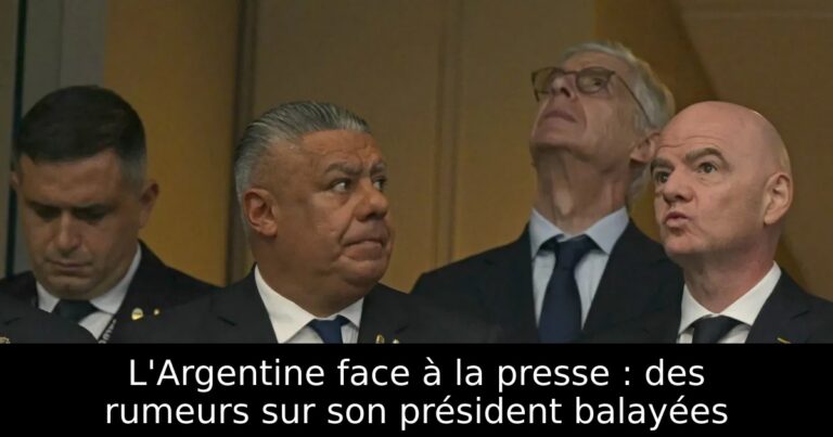 L'Argentine face à la presse : des rumeurs sur son président balayées