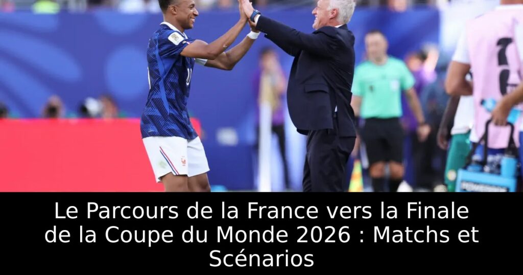 Le Parcours de la France vers la Finale de la Coupe du Monde 2026 : Matchs et Scénarios