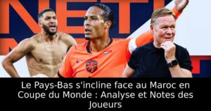 Le Pays-Bas s&rsquo;incline face au Maroc en Coupe du Monde : Analyse et Notes des Joueurs