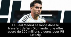 Le Real Madrid se lance dans le transfert de Yan Diomandé, une offre record de 100 millions d&rsquo;euros pour RB Leipzig
