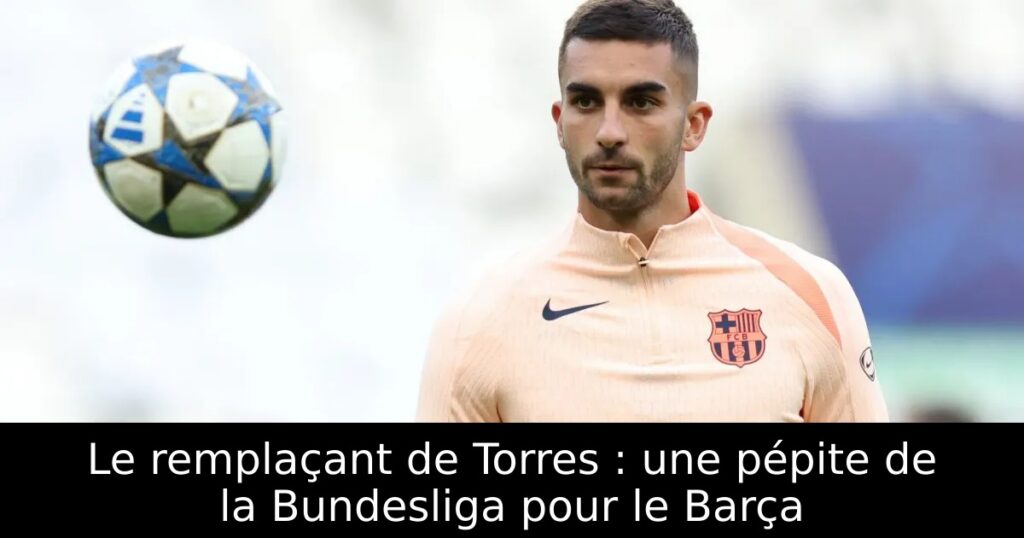Le remplaçant de Torres : une pépite de la Bundesliga pour le Barça