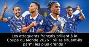 Les attaquants français brillent à la Coupe du Monde 2026 : où se situent-ils parmi les plus grands ?