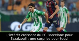 L&rsquo;intérêt croissant du FC Barcelone pour Ezzalzouli : une surprise pour tous!