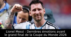 Lionel Messi : Dernières émotions avant le grand final de la Coupe du Monde 2026