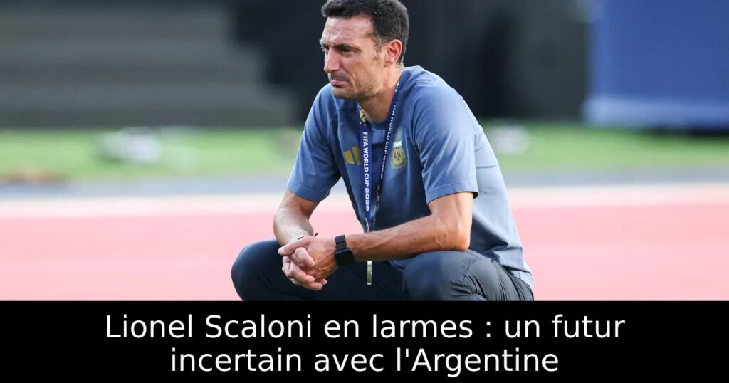 Lionel Scaloni en larmes : un futur incertain avec l&rsquo;Argentine