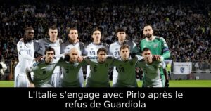 L&rsquo;Italie s&rsquo;engage avec Pirlo après le refus de Guardiola