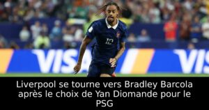 Liverpool se tourne vers Bradley Barcola après le choix de Yan Diomande pour le PSG