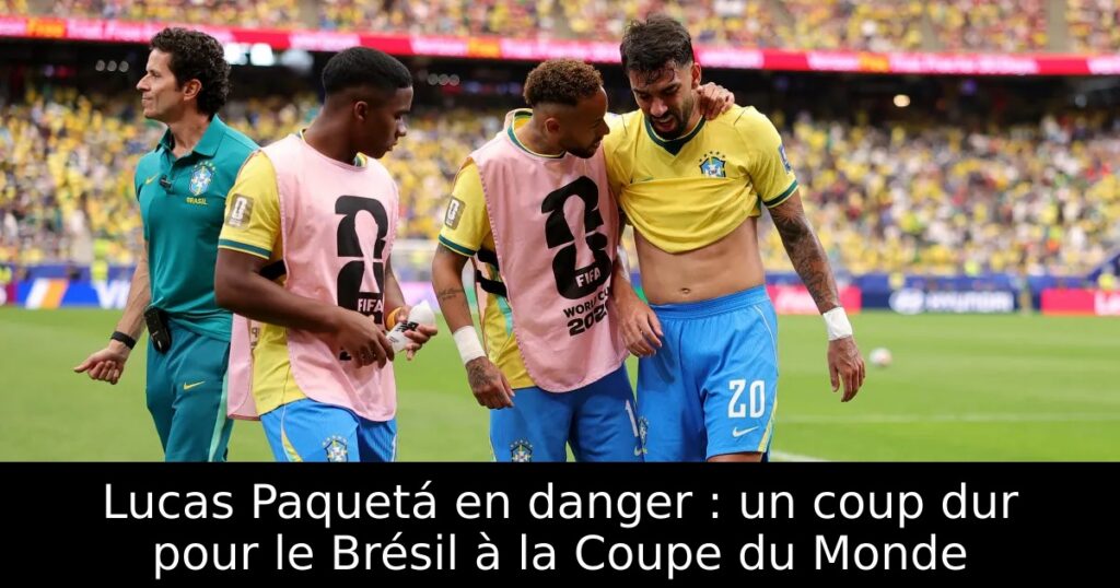 Lucas Paquetá en danger : un coup dur pour le Brésil à la Coupe du Monde