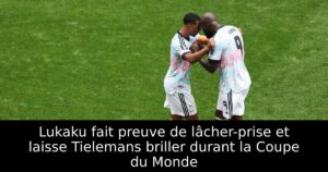 Lukaku fait preuve de lâcher-prise et laisse Tielemans briller durant la Coupe du Monde