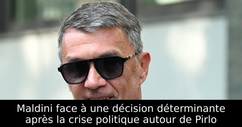 Maldini face à une décision déterminante après la crise politique autour de Pirlo
