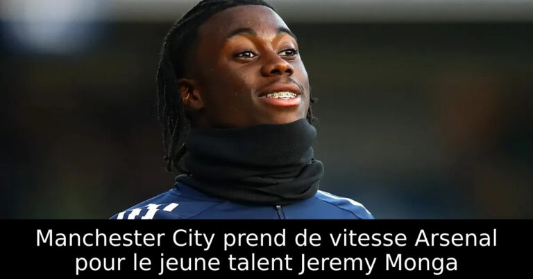 Manchester City prend de vitesse Arsenal pour le jeune talent Jeremy Monga