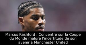 Marcus Rashford : Concentré sur la Coupe du Monde malgré l&rsquo;incertitude de son avenir à Manchester United