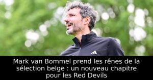 Mark van Bommel prend les rênes de la sélection belge : un nouveau chapitre pour les Red Devils