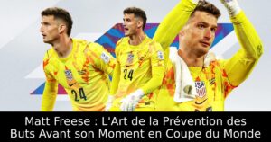 Matt Freese : L&rsquo;Art de la Prévention des Buts Avant son Moment en Coupe du Monde