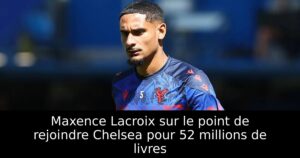 Maxence Lacroix sur le point de rejoindre Chelsea pour 52 millions de livres