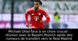 Michael Olise face à un choix crucial : réunion avec le Bayern Munich après des rumeurs de transfert vers le Real Madrid