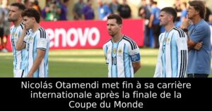 Nicolás Otamendi met fin à sa carrière internationale après la finale de la Coupe du Monde