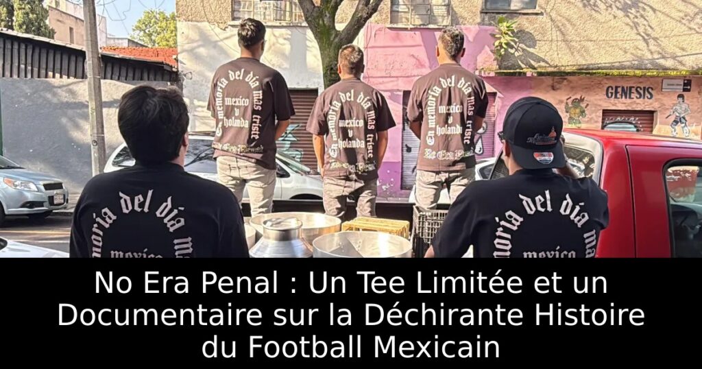No Era Penal : Un Tee Limitée et un Documentaire sur la Déchirante Histoire du Football Mexicain
