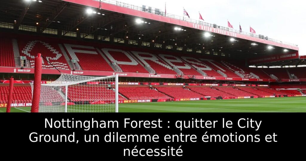 Nottingham Forest : quitter le City Ground, un dilemme entre émotions et nécessité