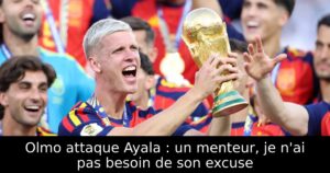 Olmo attaque Ayala : un menteur, je n&rsquo;ai pas besoin de son excuse