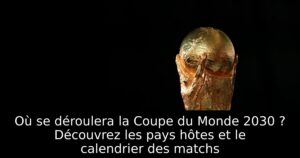 Où se déroulera la Coupe du Monde 2030 ? Découvrez les pays hôtes et le calendrier des matchs