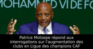 Patrice Motsepe répond aux interrogations sur l&rsquo;augmentation des clubs en Ligue des champions CAF