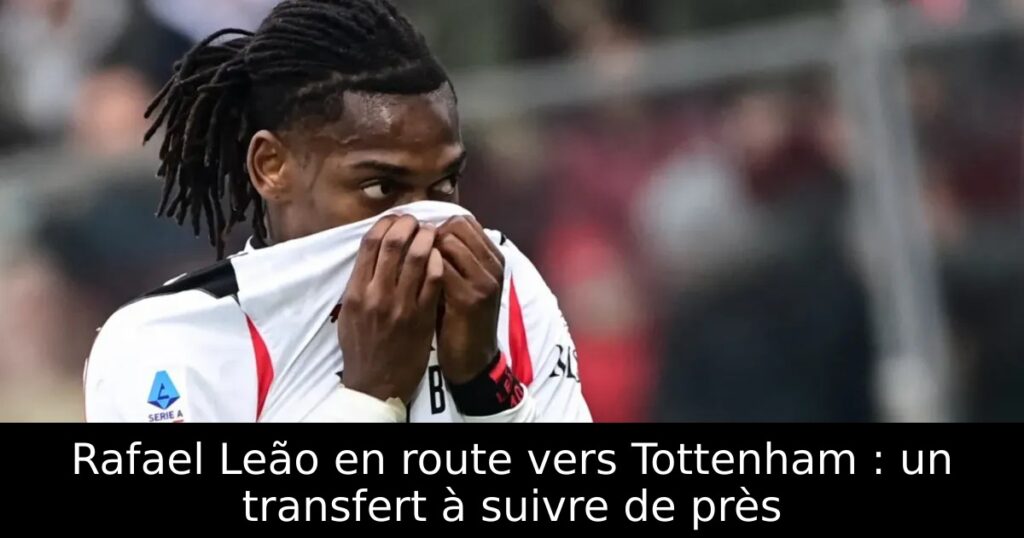 Rafael Leão en route vers Tottenham : un transfert à suivre de près