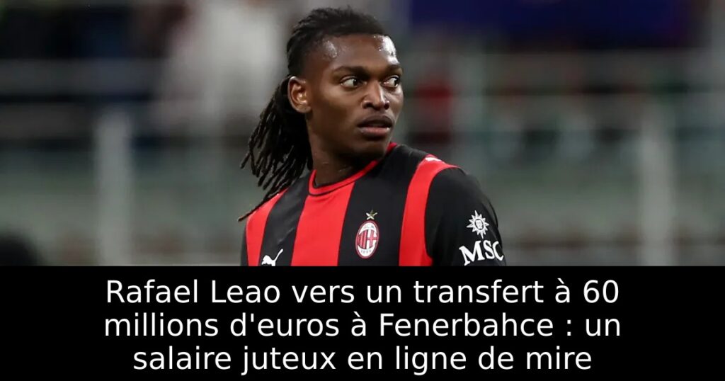Rafael Leao vers un transfert à 60 millions d&rsquo;euros à Fenerbahce : un salaire juteux en ligne de mire