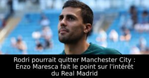 Rodri pourrait quitter Manchester City : Enzo Maresca fait le point sur l&rsquo;intérêt du Real Madrid