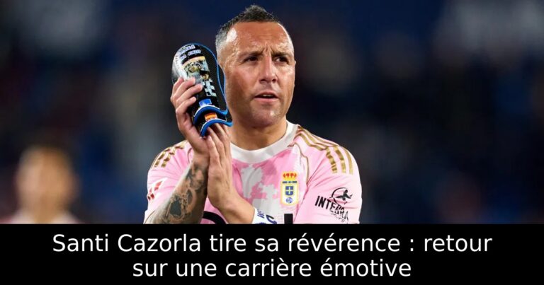 Santi Cazorla tire sa révérence : retour sur une carrière émotive