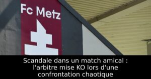 Scandale dans un match amical : l&rsquo;arbitre mise KO lors d&rsquo;une confrontation chaotique