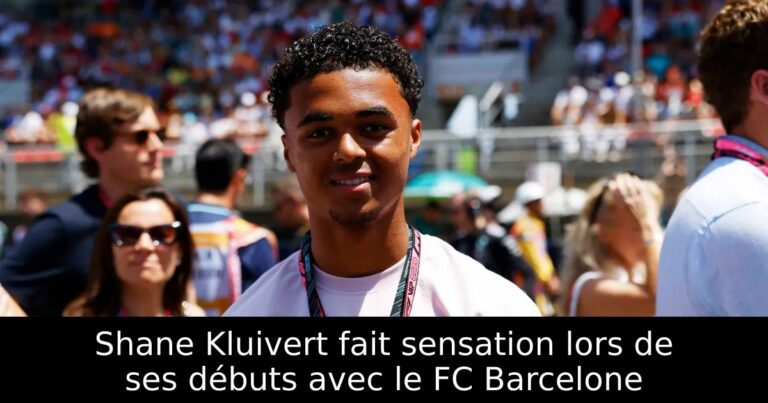 Shane Kluivert fait sensation lors de ses débuts avec le FC Barcelone