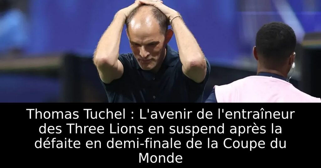 Thomas Tuchel : L&rsquo;avenir de l&rsquo;entraîneur des Three Lions en suspend après la défaite en demi-finale de la Coupe du Monde