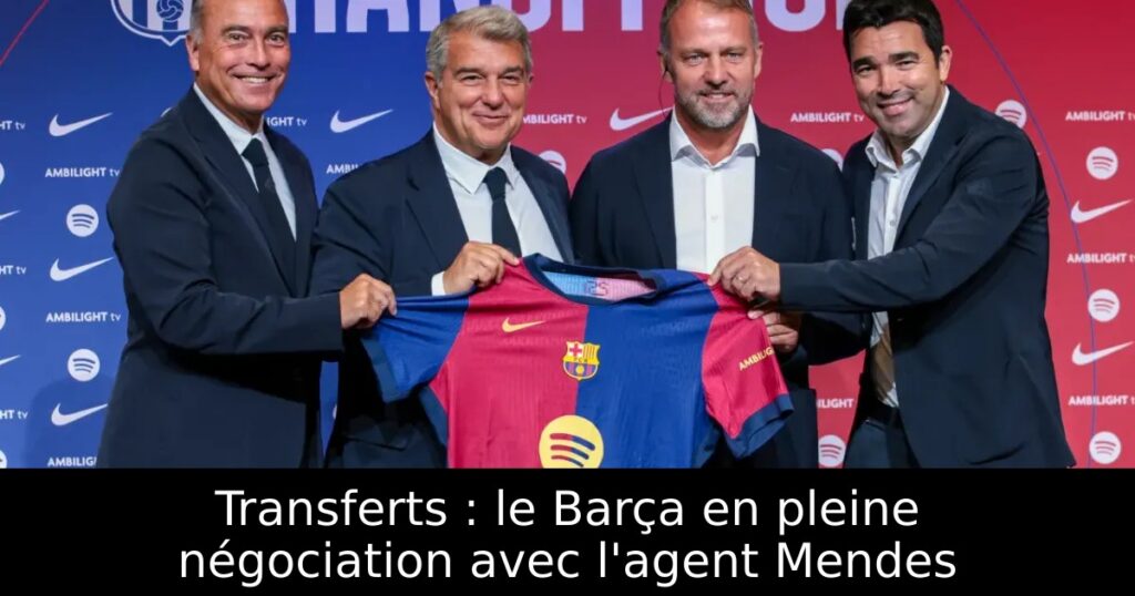 Transferts : le Barça en pleine négociation avec l&rsquo;agent Mendes