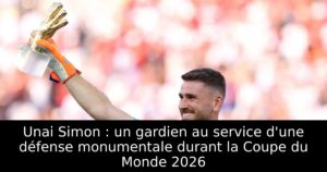 Unai Simon : un gardien au service d&rsquo;une défense monumentale durant la Coupe du Monde 2026