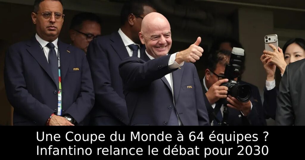 Une Coupe du Monde à 64 équipes ? Infantino relance le débat pour 2030