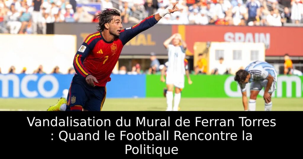 Vandalisation du Mural de Ferran Torres : Quand le Football Rencontre la Politique