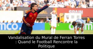 Vandalisation du Mural de Ferran Torres : Quand le Football Rencontre la Politique