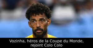 Vozinha, héros de la Coupe du Monde, rejoint Colo Colo