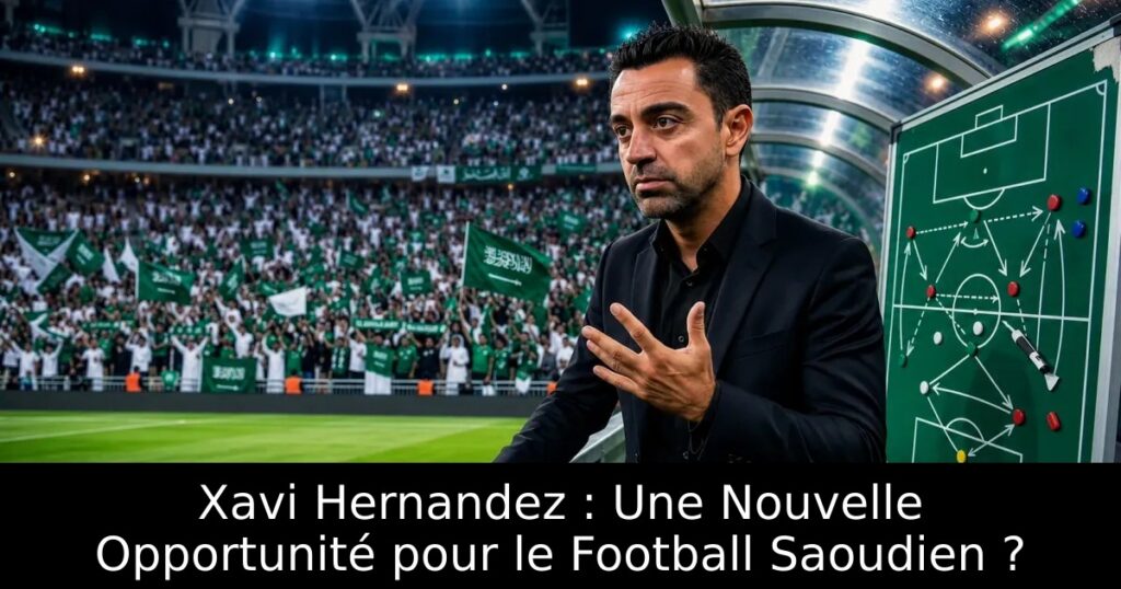Xavi Hernandez : Une Nouvelle Opportunité pour le Football Saoudien ?