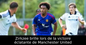 Zirkzee brille lors de la victoire éclatante de Manchester United