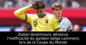 Zlatan Ibrahimovic dénonce l&rsquo;inefficacité du gardien belge Lammens lors de la Coupe du Monde