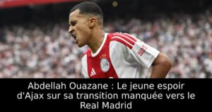 Abdellah Ouazane : Le jeune espoir d&rsquo;Ajax sur sa transition manquée vers le Real Madrid