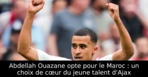 Abdellah Ouazane opte pour le Maroc : un choix de cœur du jeune talent d&rsquo;Ajax