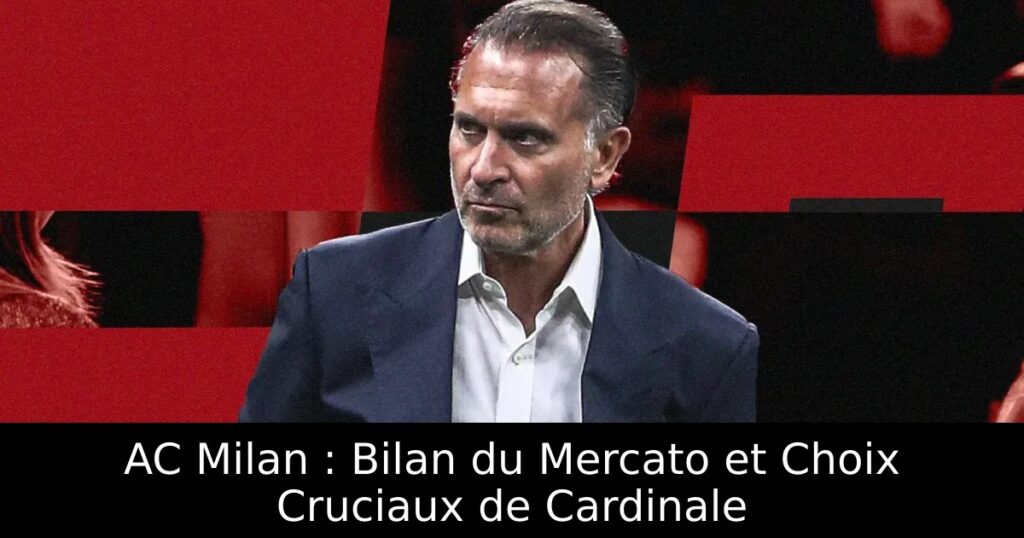 AC Milan : Bilan du Mercato et Choix Cruciaux de Cardinale